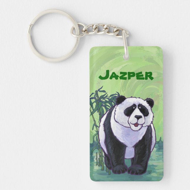 Panda Bear Gifts & Accessories Keychain (Front)