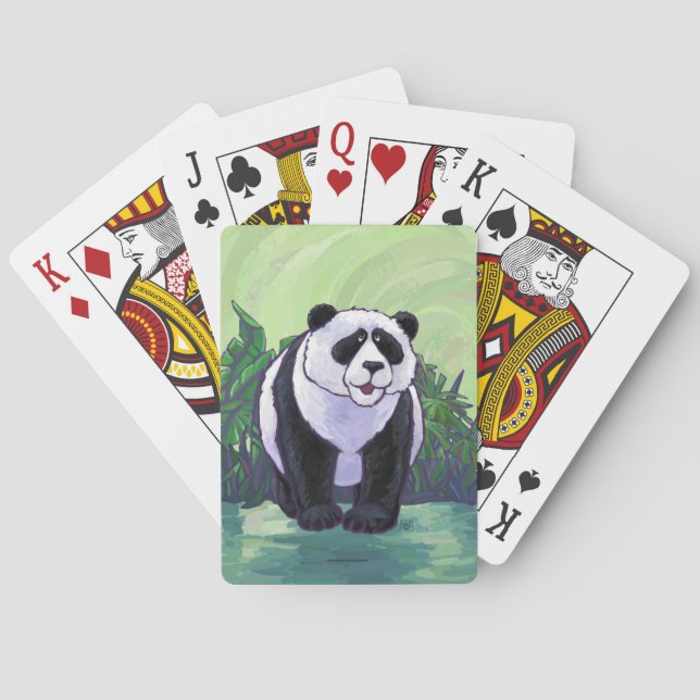 Panda Bear Gifts & Accessories Poker Cards (Back)