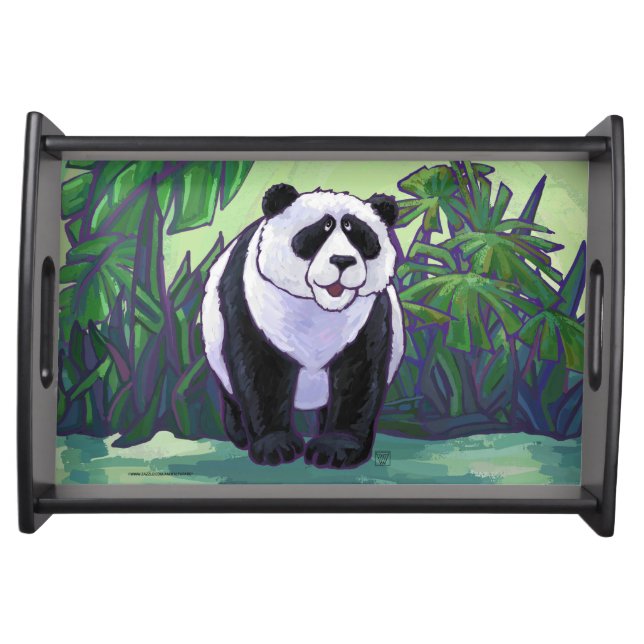 Panda Bear Gifts & Accessories Serving Tray (Front)