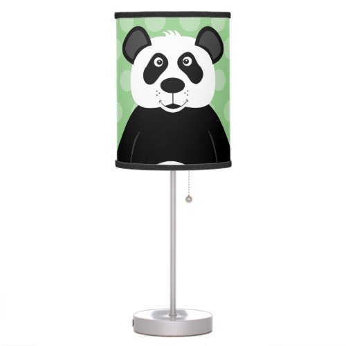 Panda Bear Green Kids Room Baby Nursery  Table Lamp