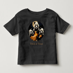 Panda Bear Halloween Toddler T-shirt
