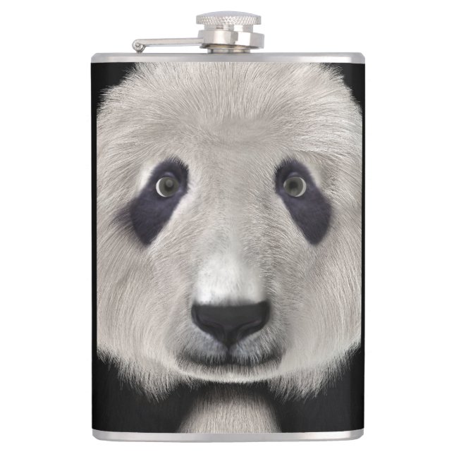 Panda Bear Hip Flask (Front)
