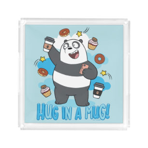 Panda Bear - Hug in a Mug! Acrylic Tray