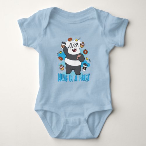 Panda Bear _ Hug in a Mug Baby Bodysuit