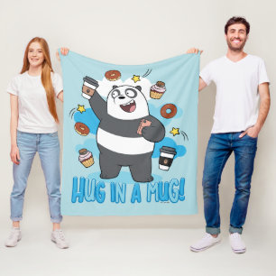 Panda Bear - Hug in a Mug! Fleece Blanket