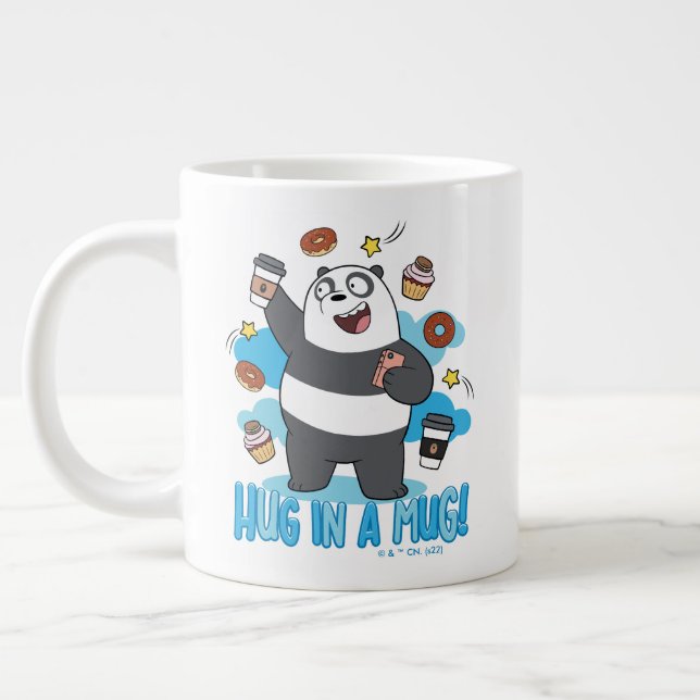 Panda Bear - Hug in a Mug! Giant Coffee Mug (Left)
