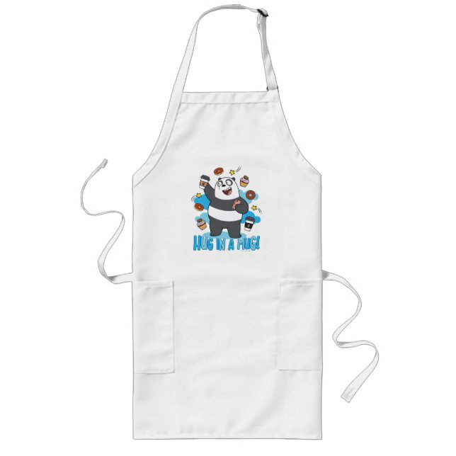 Panda Bear - Hug in a Mug! Long Apron (Front)
