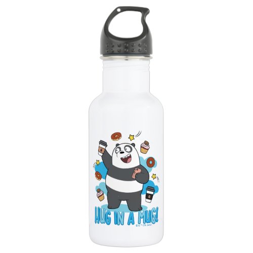 Panda Bear _ Hug in a Mug Stainless Steel Water Bottle