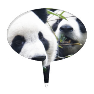 Panda Bear Hugs Cake Topper