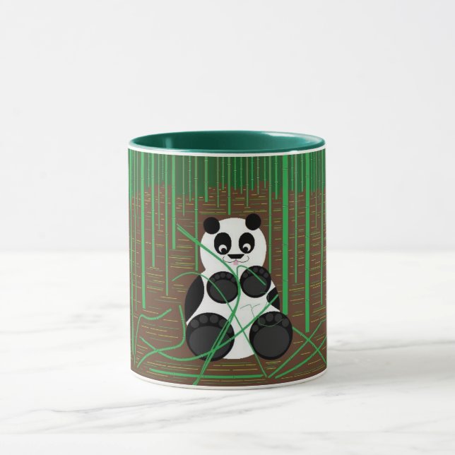 Panda Bear in Bamboo Forest Mug (Center)