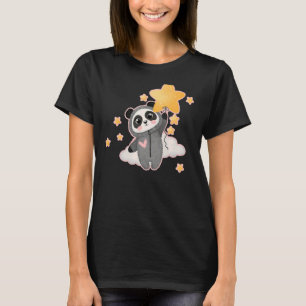 Panda Bear In Cute Pajamas T-Shirt