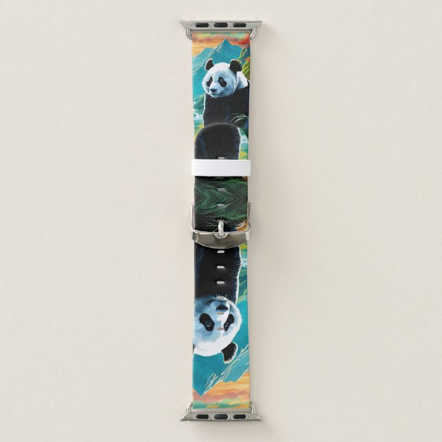 Panda Bear in the clouds Apple Watch Band (Band)