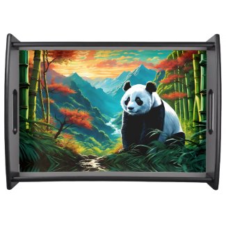 Panda Bear in the clouds