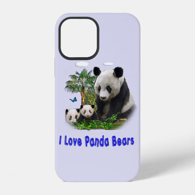 Panda Bear Iphone Case (Back)