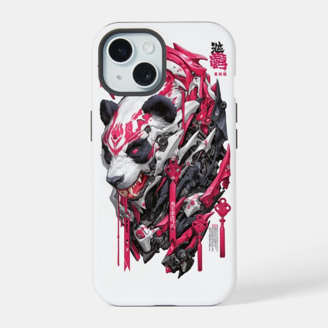 panda bear iphone case (Back)