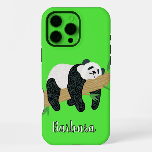  Panda Bear  Iphone Case (Back)