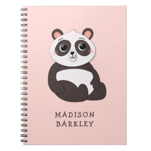 Panda Bear Kid's Cute Notebook