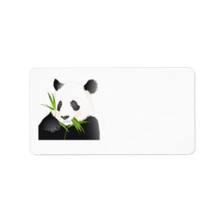 Panda Bear Label