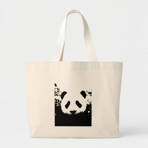 Panda Bear Large Tote Bag