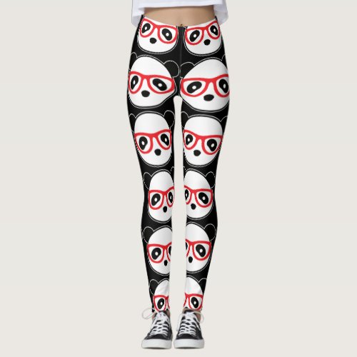 Panda Bear Leggings _ Fashion Leggings
