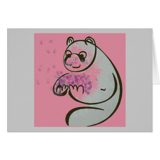 Panda Bear Love Cards (Front Horizontal)
