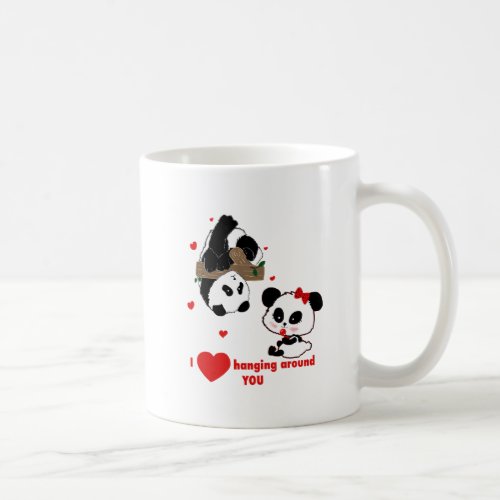 Panda Bear Love Couple _ Man to Woman Gift Idea Coffee Mug