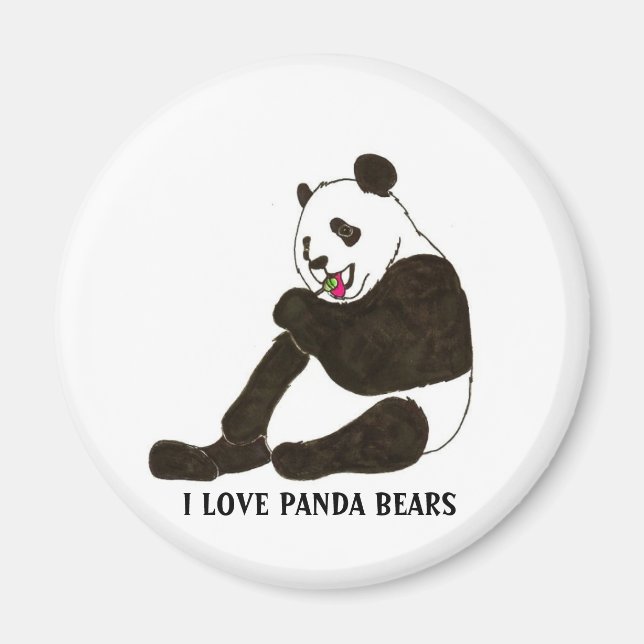 PANDA BEAR MAGNET (Front)