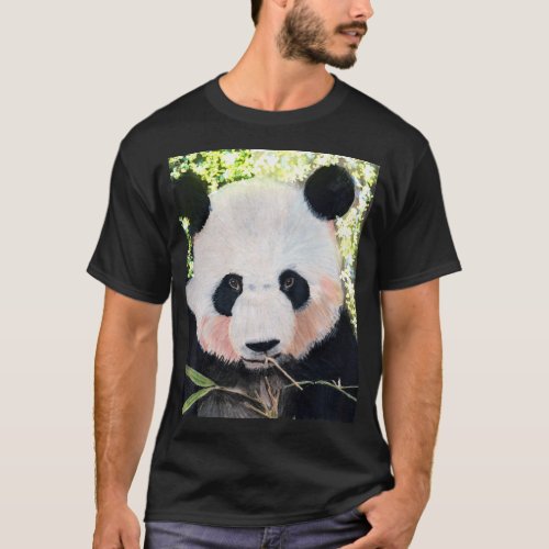 Panda Bear Men Women Children Youth And Teens T_Shirt