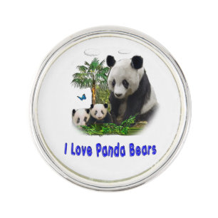 Panda Bear merchandise Lapel Pin
