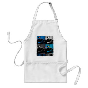 Panda Bear Multi-panel Modern Art Design Adult Apron