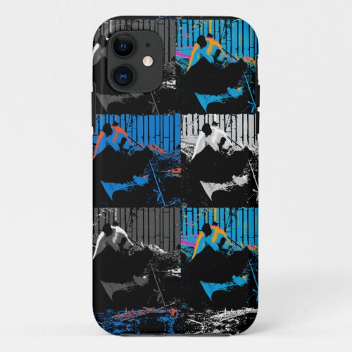 Panda Bear Multi_panel Modern Art Design iPhone 11 Case