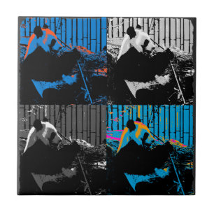 Panda Bear Multi-panel Modern Art Design Ceramic Tile