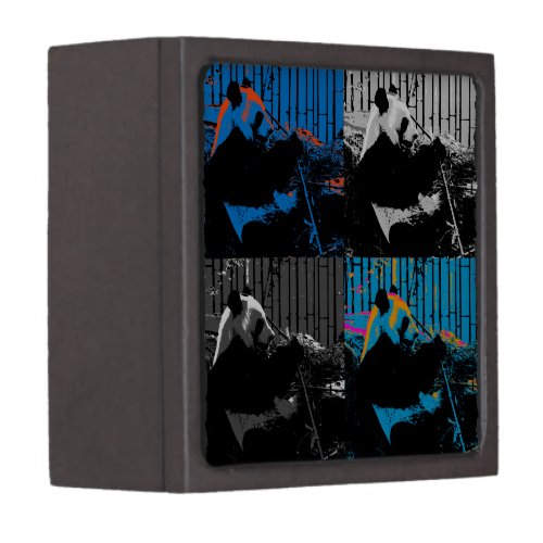 Panda Bear Multi_panel Modern Art Design Jewelry Box