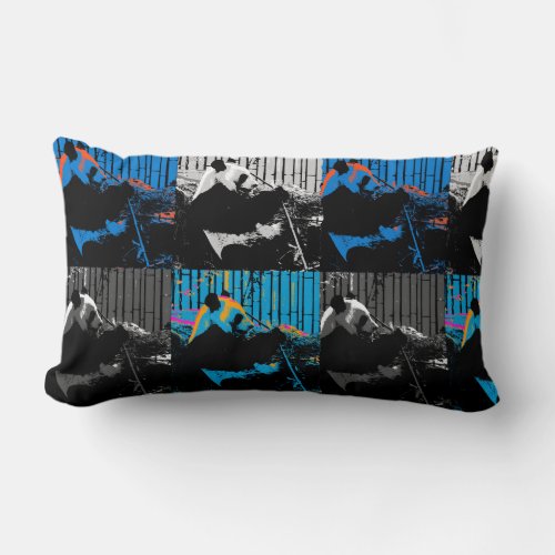 Panda Bear Multi_panel Modern Art Design Lumbar Pillow