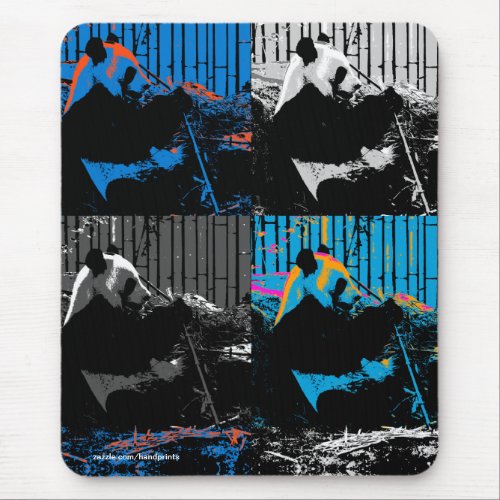 Panda Bear Multi_panel Modern Art Design Mouse Pad