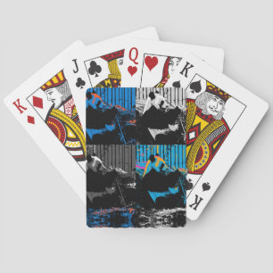 Panda Bear Multi-panel Modern Art Design Poker Cards