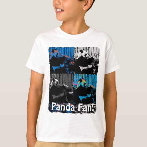 Panda Bear Multi_panel Modern Art Design T_Shirt