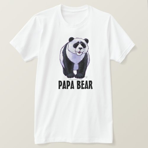 Panda Bear Papa Bear Mens Light T_Shirt