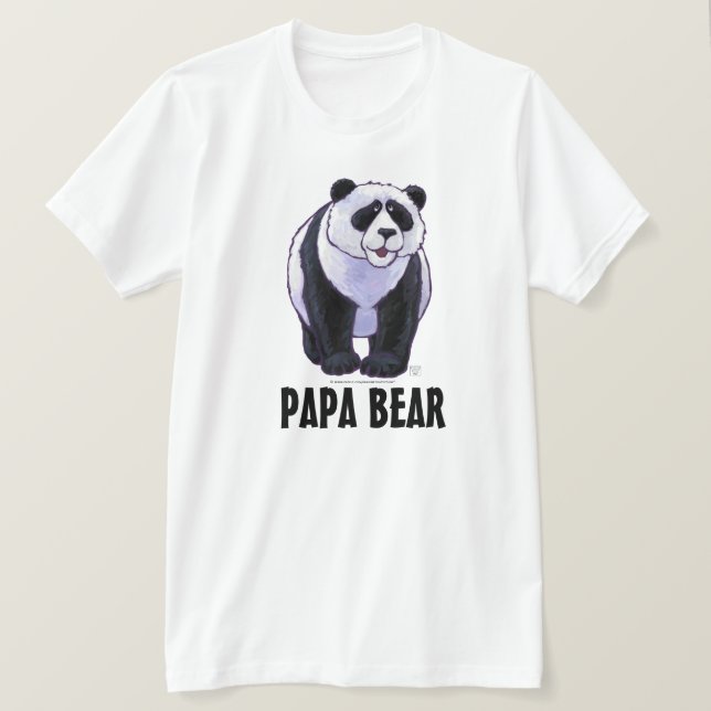 Panda Bear, Papa Bear Men's Light T-Shirt (Design Front)