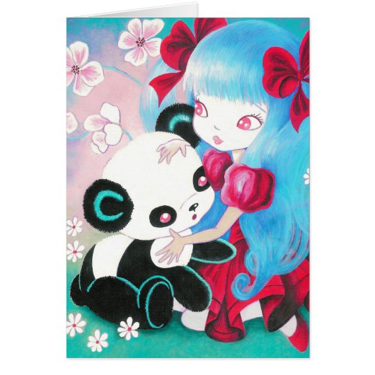Panda Bear Paradise Cards (Front)