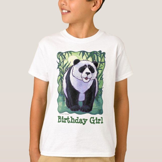 Panda Bear Party Center T-Shirt (Front)