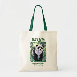 Panda Bear Party Center Tote Bag