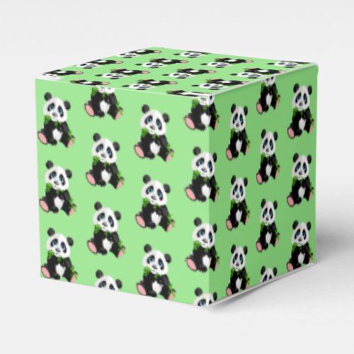 Panda Bear Party Favor Box