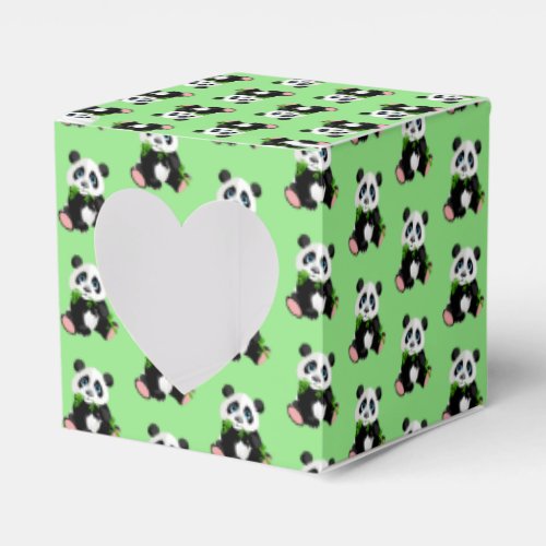 Panda Bear Party Favor Box
