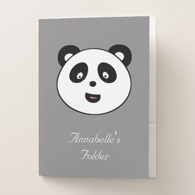 Panda Bear, Personal Add Name Folder (Front)