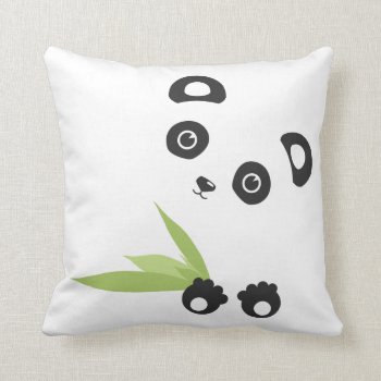 Panda Bear Pillow by EveStock at Zazzle