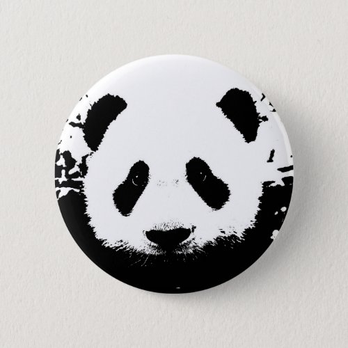 Panda Bear Pinback Button
