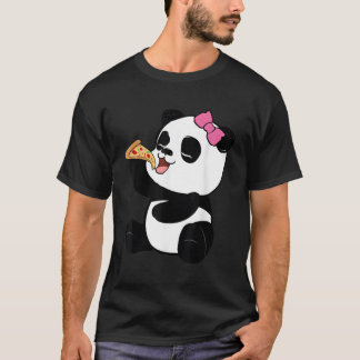 Panda Bear Pizza For Toddler And T-Shirt