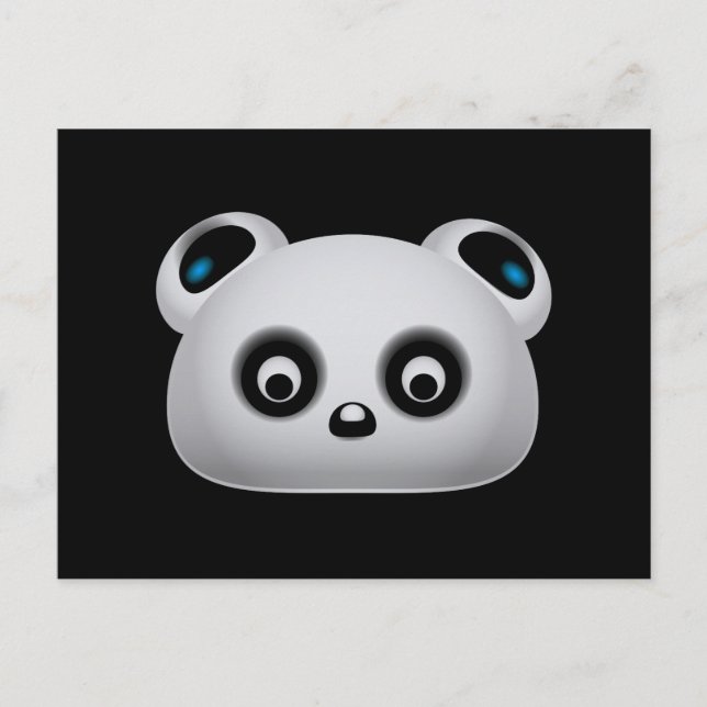 Panda bear postcard (Front)