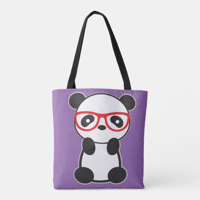 Panda Bear Purse Tote - Leon The Panda Bear Bag (Back)